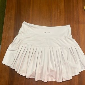 White Goldhinge skirt